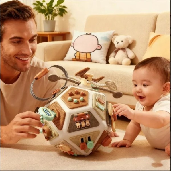 Фото - Бизиборд-куб Smart Baby Мяч (6928270764788)